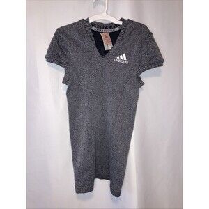 Adidas Football Compression Jersey Medium Mens Prime Knit Gray Chest 36.5-39